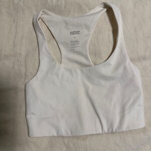 girlfriend collective white paloma sports bra